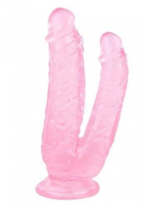 Noctis 19cm Pembe iftli Dildo No:76